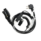 EAK007 High end walkie talkie air guide earphone with adjustable volume and Kevlar cable/electromagnetic type