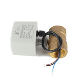 Long-Lasting Manual Power Electric Actuator DN32 w Control Ball Vae Brass Plastic Material OEM ODM Supported Water Media