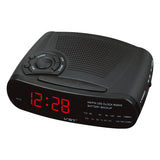 Clock controlled radio alarm clock with AM and FM channel radio multiple sets of alarm clocks with snooze function LED clock