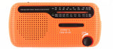 Disaster prevention emergency radio, solar powered hand charging rechargeable radio with multifunctional LED reading light