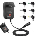 in 1 Suppply adapter 6 diffrent interface 3V-12V adjustable Voltage Power 30W Universal Adapter EU/US/AU/UK Plug Electronics Batteries Charger