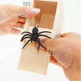 2Pcs Prank Box Handcrafted Wooden Spider Money Surprise In A Box, Pranks Stuff Toys Set Kit For Adults And Kids