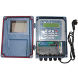 TDS-100F Ultrasonic Liquid Flow Meter S2 M2 L2 ( DN15-6000mm ) Separate Fixed Wall-mount Type Flowmeter with Aluminum Cover