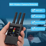 Anti Spy Candid Wireless RF Signal Detector Bug GSM GPS Tracker Hidden Camera Eavesdropping Device Military Professional Version