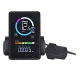 M7C-2 Electric Display 24V-60V+36V 350W Sine Wave Controller Scooter LCD Panel for Mountain E Bike SM 5+2PIN