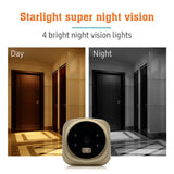 Peephole Door Camera Doorbell - Wireless Monitor, Live View, Digital Night Vision