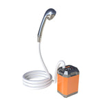 Portable Outdoor Electric Pump Rechargeable Large Capacity Hiking Traveg Camping Shower Digital Display Tool