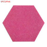 Acoustic Panel 6PCS Soundproofing Wall Stickers Home Studio Noise Insulation Deco Door Bedroom Sound-Absorbing Accessories