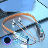 Bluetooth 5.2 Earphones Neckband Wireless Earbuds Magnetic Earphone Waterproof Sport Headset with Mic Long Battery Life