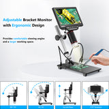 DM201 Pro 7inch digital high definition industrial inspection mobile phone maintenance magnifying electron microscope