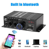 Bluetooth Amplifier AK380/AK370/AK170 800W Audio Karaoke Home Theater Amplifiers 2 Channel Power Class D Amplifie-r USB SD AUX