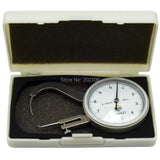 Drop shipping 0-10mmx45mm thickness tester meter dial caliper gauge 0-10mm 0.05mm Dial Snap Gauge Caliper