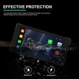 Portable Motorcycle Navigatior 5.5 Inch IPS Screen With Controller Support Wireless Carplay Android Auto 5G Wifi One Video