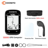 COOSPO CS500 Bike Computer GPS Route Navigation Cycg Odometer Wireless Cycle Stopwatch ANT+ Bluetooth5.0 Bicycle Speedometer