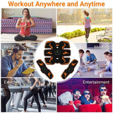 Smart EMS Wireless Muscle Stimulator Fiess Trainer Abdominal Training Electric Weight Loss Stickers Body Slimming Massager