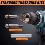 2X Multitool With Drill Hex Adapter, Case Chamfer Deburring Hand Tools For Reloading, For Removing Crimps, Fits Case.