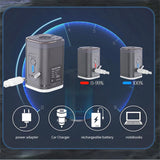 Electric Pump Portable Wireless Compressor Iator/Deflator Pumps For Iatable Cushions Air Beds Boat Swimming Ring