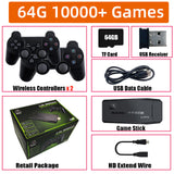 GD10 Retro TV Game Console 4K 60fps HD HDMI Output Ultra Low Latency TV Game Stick 2.4G Dual Handles Portable Home Games Console