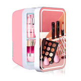 8L Desktop Beauty Makeup Skincare Fridge Cosmetics Refrigerator Compact Cooler Warmer Mini Fridge for Bedroom Office Car Dorm