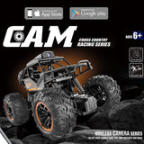 1:18 4wd 2.4G 1080p Hd Camera Remote Control Off-road Vehicle Simulation Alloy Car Model Toy Gift