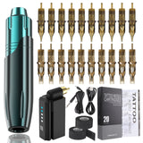 Wireless Battery Tattoo Pen Motor Tattoo Machine Set Tattoo Battery Pen Set Tattoo Equipment  TB1005P199