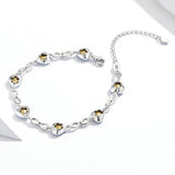 Blue Heart Of The Sea Bracelet