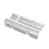 2PCS/Set 4 Inch Or 6 Inch CNC Milling Steel Vise Hard Jaw Fixture V-Type Jaw Aluminum Alloy Milling Kit