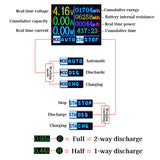Lithium MAh MWh Capacity Division Internal Resistance Measuring Module Type-C 18650 Battery Tester