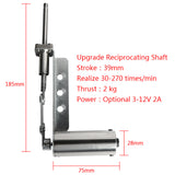 DC Reciprocating ear All Metal Body Telescc Rocker Actuator Stroke 39mm Motor M6 Thread 30-270 times/min