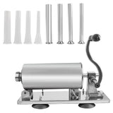 Stainless Steel 6 LBS/3 KG Manual Sausage Meat Stuffer Sausage Maker Syringe Set With Suction Cup Sausage Filling Machine