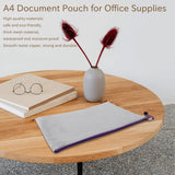 24Pcs Mesh Zipper Pouch Document Bag, Plastic Zip File Folders, Letter Size/A4 Size, for