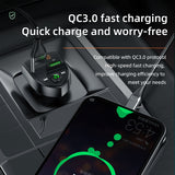 Bluetooth 5.0 Car MP3 Player QC3.0 Dual USB Fast Car Charger With LED Display Support TF Card/U Disk Lossless Audio Playback