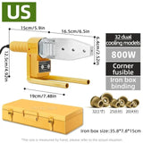100-130V PP/PPR/PB/PE/PP-C Pipe Welding hine Electric Heating Hot Melt Tools Plastic pipe welding kit US Plug