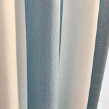 Simple Light Luxury Children's Room Cloud Yarn Blue And White Striped Cloth Chenille Curtain