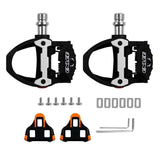 Clipless Replacement Accessories Waterproof Road Bike with Cleats Bicycle Pedals for Touring Riding Equipment