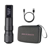 Professional Wireless Tattoo Machine Gun Pen With Portable Power Coreless Motor Digital LED Display For Body Art