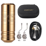 2023 Newest Ambition  Rotary Tattoo Pen Machine Powerful Brushless Motor Stroke 4.0-4.5-5.0mm With RCA Cord Free Shipping