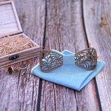 Handmade Men's Wood Bow Tie And Hankerchief Set With Wooden Case