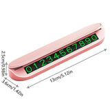 Aluminum Alloy Mini Hideable Temporary Parking Portable Car Phone Plate For Desktop SUV