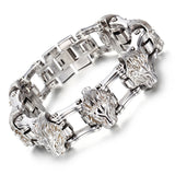 Fashion Titanium Steel Lion Head Bracelet