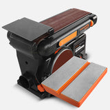 750W Abrasive Belt Sanding Woodworking High-Power Electric 220V Sandpaper Polishing hine 0-45° Angle Adjustable