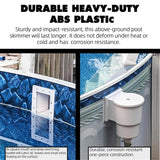 Universal Fit Above Ground Skimmer-Pool Skimmer Parts Kit-Opening Width 6Inch Fits All Standard Pool Wall Cutouts