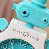 Bedroom Alarm Clock Cool Robot with Joint Arm Movement Cartoon Decoration Gifts for Children Back to School B