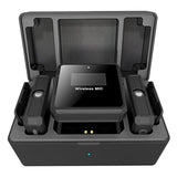 One-To-Two Wireless Lavalier Microphone, Intelligent Charging Case, 2.4G Digital Display Accompaniment, Noise Reduction