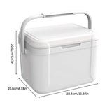 Portable Refrigerator Fridge Ice Bottle Cooler Large Capacity Warmer Freezer Insulation Box For Home Car Outdoor Camp