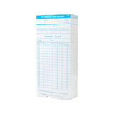 90pcs/ Pack Cards Timecards Monthly 2-sided 18 * 8.4cm for Employee Attendance Time Clock Recorder