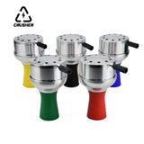 CRUSHER Arab Hookah Metal Bowl Set Charcoal Holder with Cover Heat Management System Chicha for Smoking Accessories