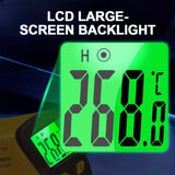 Infrared thermometer for cooking, barbecue, engine - digital laser surface tools, heat-resistant