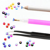 24000pcs/box 3mm Multicolor 24 Grid Color Flatback Resin Jelly Beads With Tools Diy Face Eyes Art Jewelry Accessories