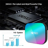 Smart TV Box Android 9.0 4K 100M 1080P HK1 Box Amlogic S905X3 Dual Wifi 4GB RAM 32GB HK1BOX Set Top Box